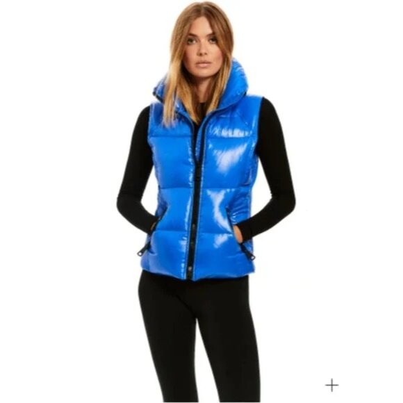 SAM. Jackets & Blazers - SAM New York Freedom Vest Puffer Goose Down Blue MEDIUM
